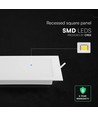 12W vierkant LED inbouwpaneel - CCT, Backlit, CREE chip, 6 jaar garantie