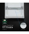 18W CCT LED plafondlamp vierkant - 3-in-1 kleurkeuze, Cree chip, 6 jaar garantie