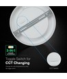 24W Ø17cm Backlit LED Inbouwpaneel - 3-in-1 CCT, Cree chip, 6 jaar garantie, rond
