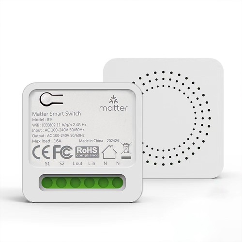 Matter inbouwrelais - 16A, 3680W
