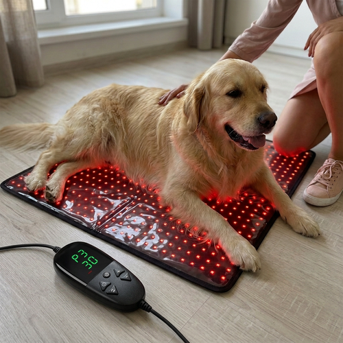 Lichttherapiemat voor hond en kat - Infrarood & Nabij-infrarood, 60x60cm, 60W