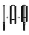20W RGB+CCT LED-buis voor foto en video - Instelbare HSL en 39 FX-effecten