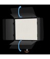 200W LED-lichtpaneel voor foto/video - Barndoors, CCT, 8 effecten