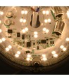 13cm / 18W dimbare LED-module met lenzen - Flikkervrij, vervangt G24, ringlampen en compactlampen