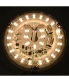13cm / 18W dimbare LED-module met lenzen - Flikkervrij, vervangt G24, ringlampen en compactlampen