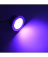 6W Ø9cm inbouwspot dimbaar RA90 - 12-24V, gat: Ø7,5 cm, afmetingen: Ø9 cm, witte rand