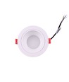 6W Ø9cm inbouwspot dimbaar RA90 - 12-24V, gat: Ø7,5 cm, afmetingen: Ø9 cm, witte rand