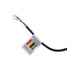 6W Ø9cm inbouwspot dimbaar RA90 - 12-24V, gat: Ø7,5 cm, afmetingen: Ø9 cm, witte rand