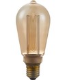 E27 3,5W dimbare LED lamp - ST64, Vintage Rustika, 1800K, goud glas, 100lm
