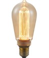 E27 3,5W dimbare LED lamp - ST64, Vintage Rustika, 1800K, goud glas, 100lm