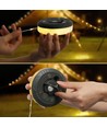 Campinglamp met 10 meter lichtsnoer - oplaadbaar, IP64, wit