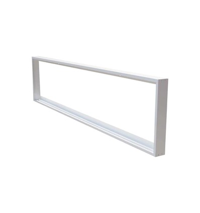 Outlet: Frame voor 120x30 LED paneel - Montageset, witte rand
