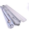 120cm Industrie armatuur - Voor 2x 120cm T8 LED buizen, IP65 waterdicht, doorbedraad
