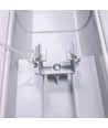 IP65 T8 LED armatuur - Voor 2x 120cm LED buizen, IP65 waterdicht, Doorverbonden