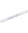 150cm Industrie armatuur - Voor 2x 150cm T8 LED buizen, IP65 waterdicht, doorgekoppeld