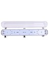 IP65 T8 LED armatuur - Voor 2x 120cm LED buizen, IP65 waterdicht, Doorverbonden
