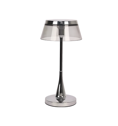 Oplaadbare LED tafellamp - Zilver, touch dimbaar, CCT, IP54