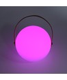Oplaadbare RGB LED tafellamp - Wit, incl. afstandsbediening, IP54 buiten