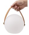 Oplaadbare RGB LED tafellamp - Wit, incl. afstandsbediening, IP54 buiten