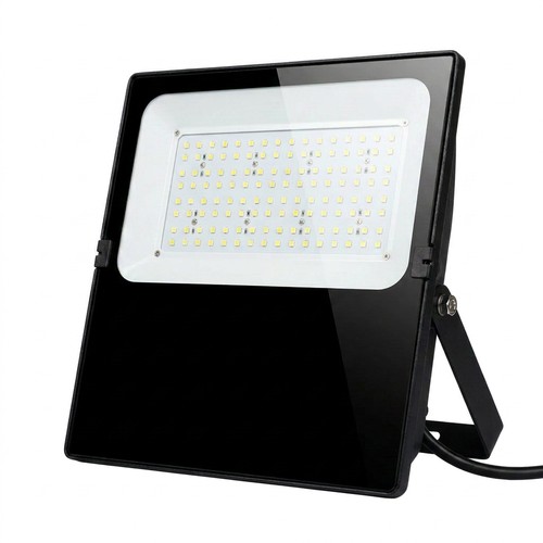 Outlet: 100W LED breedstraler - IP66, zwart, 4000K