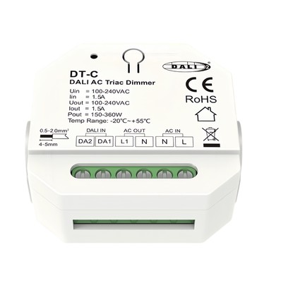 LEDlife rWave inbouwdimmer - RF, push-dim, 200W LED dimmer, voor inbouw