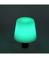 Oplaadbare RGB LED flessenlamp - Wit, incl. afstandsbediening, IP54 buiten