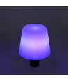 Oplaadbare RGB LED flessenlamp - Wit, incl. afstandsbediening, IP54 buiten