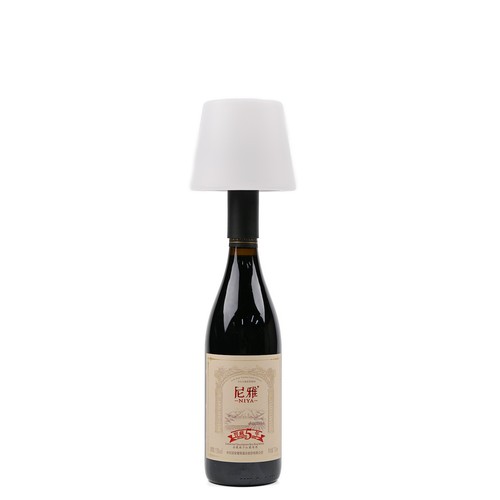 Oplaadbare RGB LED flessenlamp - Wit, incl. afstandsbediening, IP54 buiten
