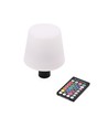 Oplaadbare RGB LED flessenlamp - Wit, incl. afstandsbediening, IP54 buiten