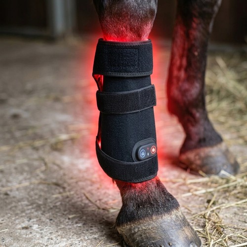 Lichttherapie wrap voor paarden - Infrarood, 660/850 nm, batterij, 10W