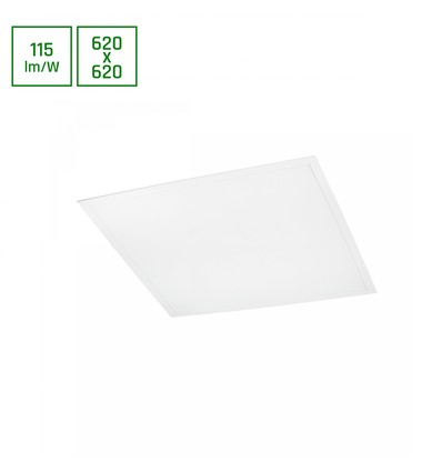 62x62 ALGINE LED-paneel, 40W - 120°, witte rand, koud wit, backlit