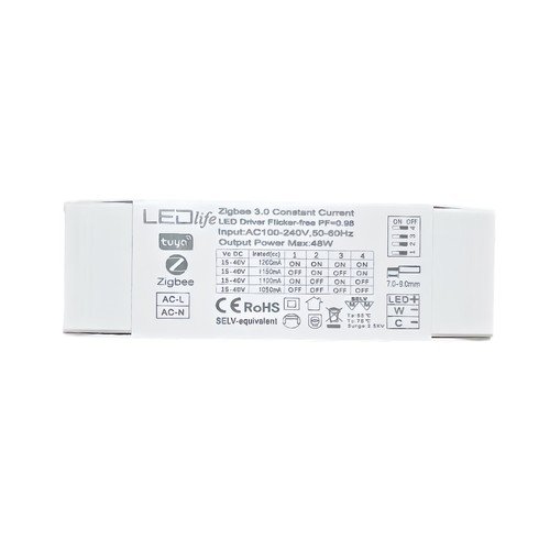 48W / 1050-1200mA CCT driver voor LED paneel - 15-40V, Zigbee, Hue compatibel, CCT instelbaar