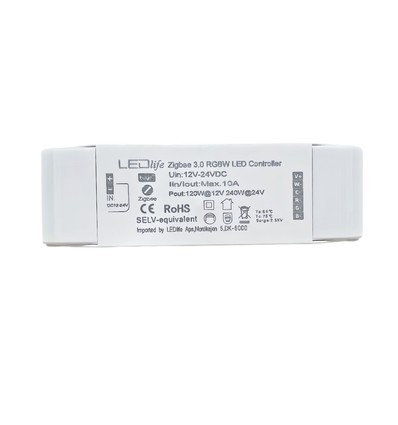Zigbee RGBW controller - Hue compatibel, 12V (120W), 24V (240W)