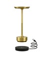Oplaadbare LED-tafellamp met draadloos opladen - Goud, touch-dimbaar, CCT, IP54