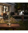 Oplaadbare LED-tafellamp met draadloos opladen - Goud, touch-dimbaar, CCT, IP54