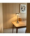 Oplaadbare LED tafellamp - Zilver, touch dimbaar, CCT, IP54