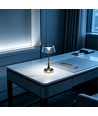 Oplaadbare LED tafellamp - Goud, touch dimbaar, CCT, IP54 binnen/buiten