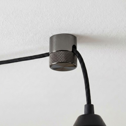 Chroomkleurige lampophanging - Voor o.a. hanglampen