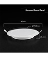 12W Ø17cm Backlit LED inbouwpaneel - 3-in-1 CCT, Cree chip, 6 jaar garantie, rond