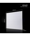60x60 LED paneel, 20W - 180lm/W, Backlit, 4000K
