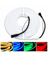 10m RGB+WW Neon Flex LED strip - 24V, 16W/m, IP65, 3000K warm wit