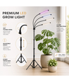 LEDlife kweeklamp met statief - 4 lampen, timer en afstandsbediening