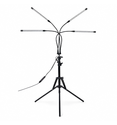 LEDlife kweeklamp met statief - 4 lampen, timer en afstandsbediening