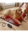 Lichttherapiemat voor hond en kat - rood en nabij-infrarood, 60x60 cm, 60W