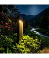 Zwarte tuinlamp - 11W, 80 cm, IP65 buiten, incl. lichtbron