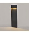 V-Tac Grijze tuinlamp, roestvrij - 110 cm, IP44 buiten, E27 fitting, zonder lichtbron