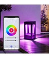 20cm RGB+CCT LED Bolderkar - Zwart, 8W, IP65, Zigbee Hue compatibel