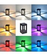 20cm RGB+CCT LED Bolderkar - Zwart, 8W, IP65, Zigbee Hue compatibel
