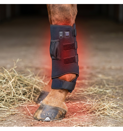 Lichttherapie wrap voor paarden - Infrarood en rood licht, incl. powerbank
