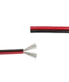 10m Kabel rood/zwart - 2x0,35mm², 12V-24V, voor LED strip